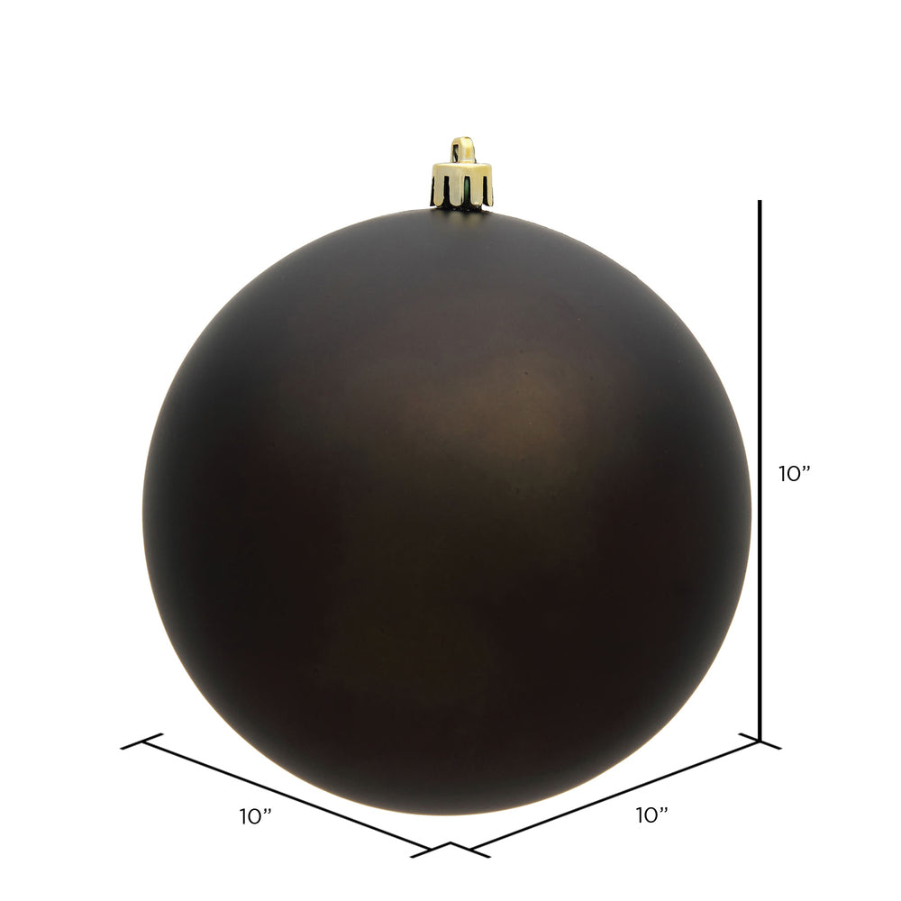 Vickerman 10" Gunmetal Matte Ball Ornament