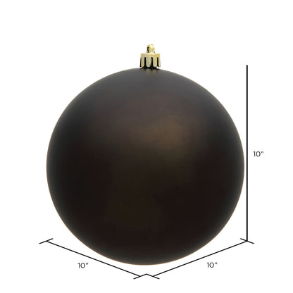 Vickerman 10" Gunmetal Matte Ball Ornament