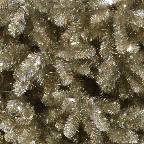 Vickerman 5.5' Champagne Upside Down Artificial Christmas Tree Unlit