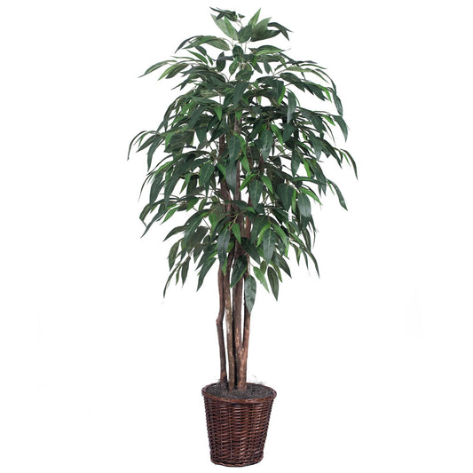 Vickerman 6' Artificial Mango Executive Rattan Basket