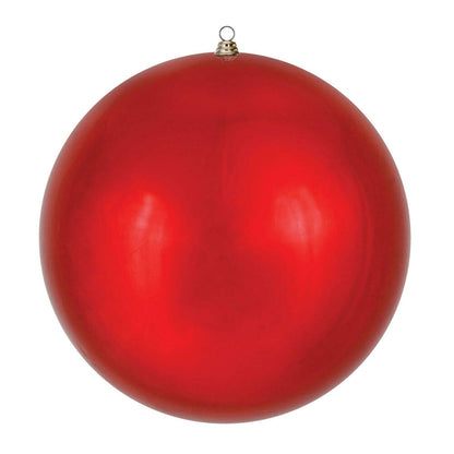 Vickerman 20" Giant Shiny Red Ball Christmas Ornament UV Resistant