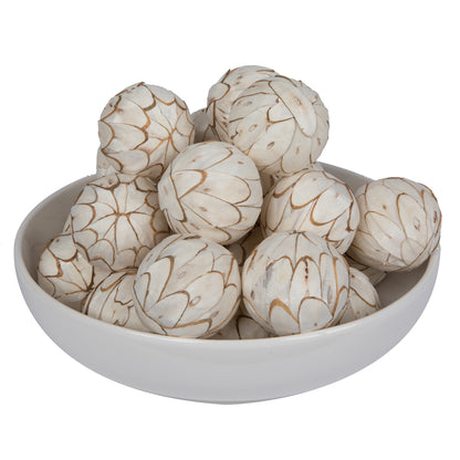 Vickerman Natural Botanicals 3.2" Sola Chips Ball. Includes 25 pieces per Pack.