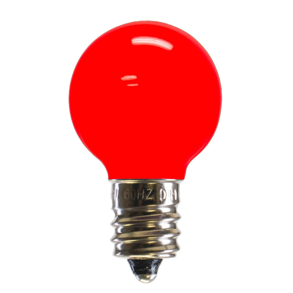 Vickerman G30 Red Ceramic LED Replacement Bulb package of 25