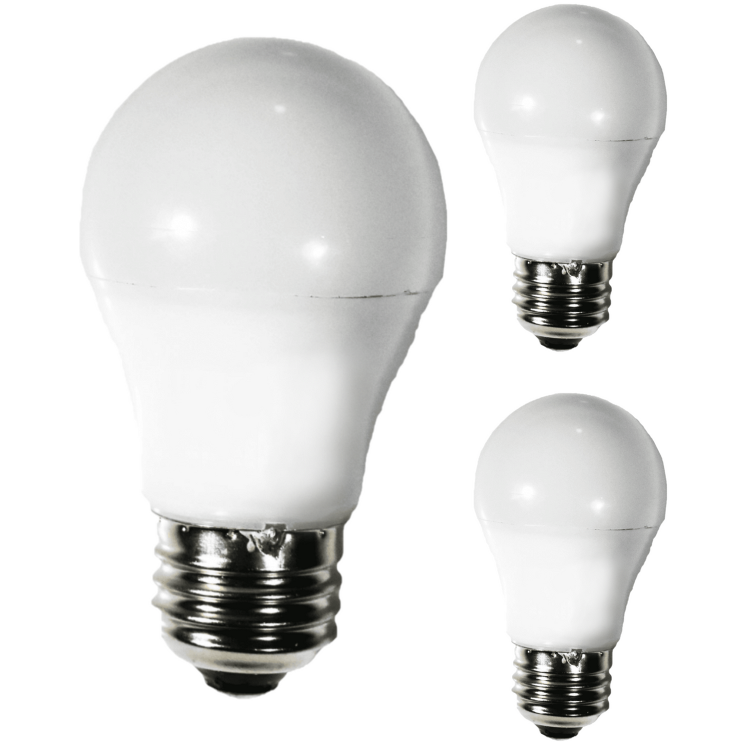 Damar A15 LED Blue Light Bulb 5W 80 Lumen E26 Medium Screw Base for Party Decoration Holiday Lighting Small Light Bulb 120V White Finish Turns Blue When Lit Pack of 3