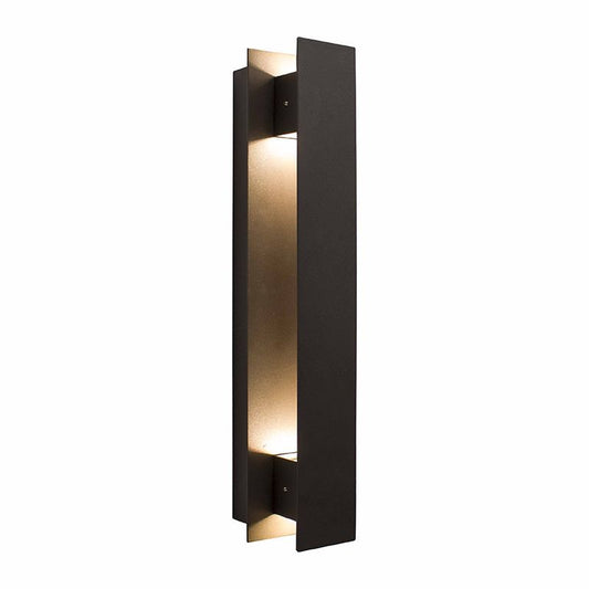 Westgate LED Wall Sconce Light, Outdoor Lighting, 10W(2.5Wx4), 800 Lumens, 5000K, Dark Bronze Finish