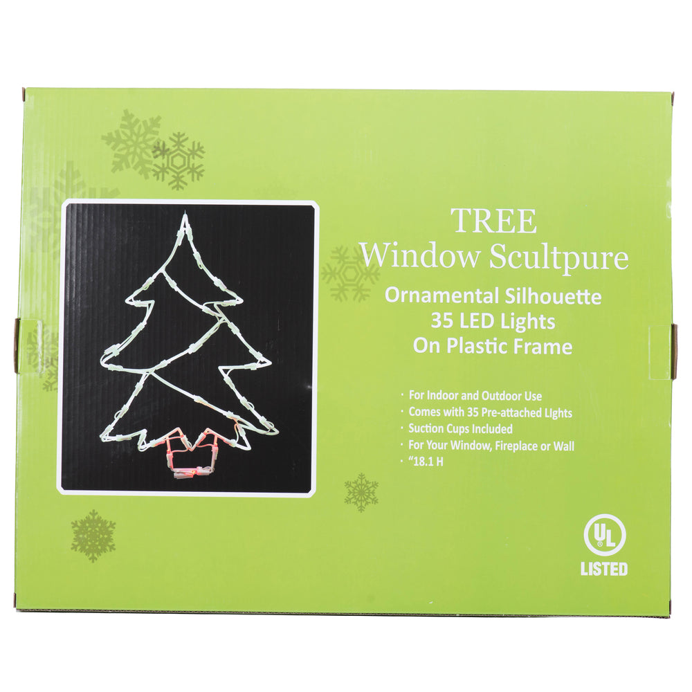 Vickerman 18" Tree Wire Silhouette with 35 LED Lights