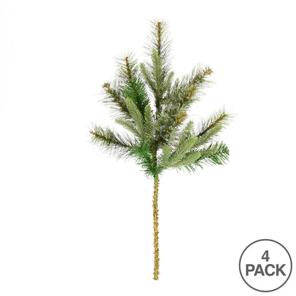 Vickerman 24" Cashmere Pine Artificial Christmas Spray. Includes 4 sprays per pack.
