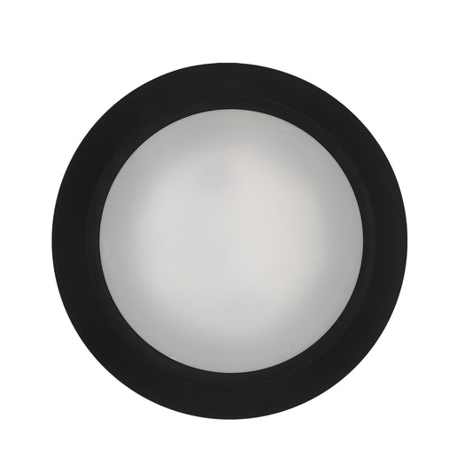 Bulbrite 773278 25-Watt LED 10" Disc, 3000K, 2000 Lumens, Black Finish