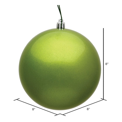 Vickerman 8" Lime Candy Ball Ornament