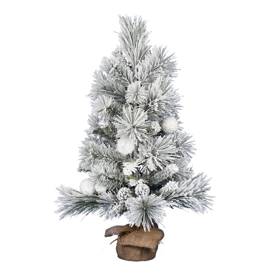 Vickerman 36" Frosted Beacon Pine Artificial Christmas Tree Unlit