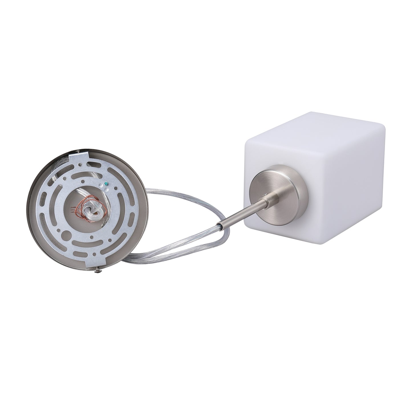 ASD Lighting Mini-Pendant 1xE26 60W 120V Satin Nickel ETL