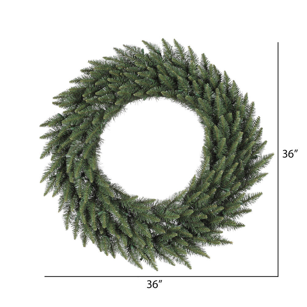 Vickerman 36" Camdon Fir Artificial Christmas Wreath Unlit