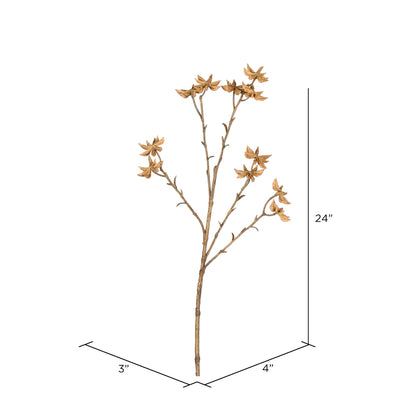 Vickerman 24" Artificial Beige Illicum Verum Spray. Includes 4 sprays per pack.