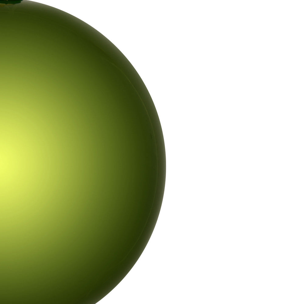 Vickerman 3" Juniper Green Shiny Ball Ornament 12 per Bag