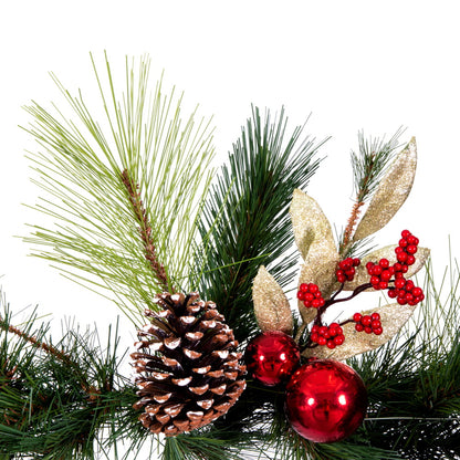 Vickerman 6' x 16" Artificial Christmas Garland unlit