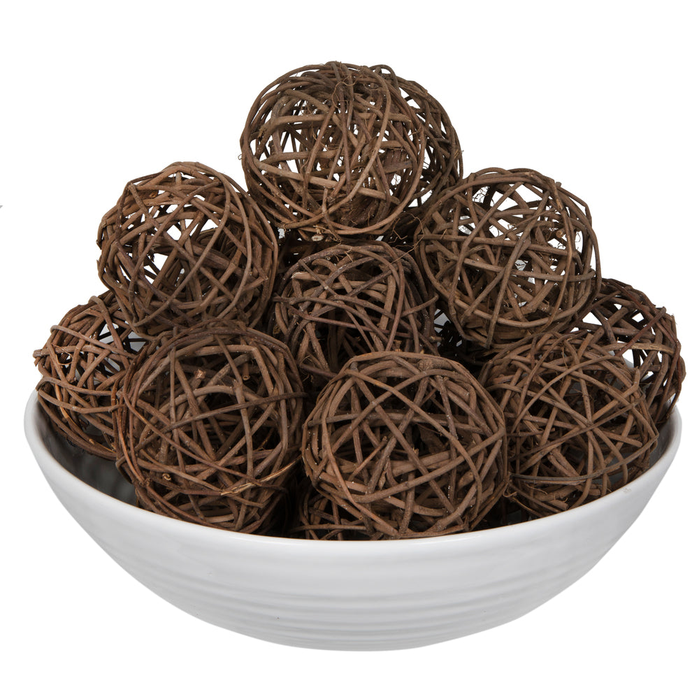 Vickerman Natural Botanicals 4" Lata Ball Natural Brown. Includes 25 Pieces per Pack