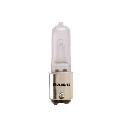 BULBRITE HALOGEN T4 DOUBLE-CONTACT BAYONET (BA15d) 35W DIMMABLE LIGHT BULB 2900K/SOFT WHITE 5PK (613032)