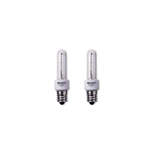 BULBRITE KRYPTON/XENON T3 CANDELABRA SCREW (E12) 20W DIMMABLE LIGHT BULB 2700K/WARM WHITE 2PK (473021)