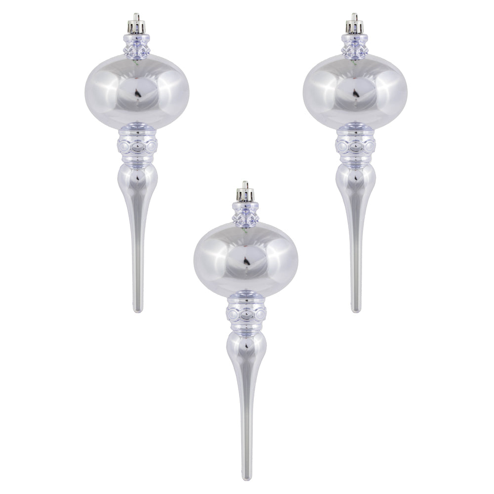 Vickerman 8" x 2.75" Lilac Shiny Finial 3Bg