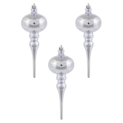 Vickerman 8" x 2.75" Lilac Shiny Finial 3Bg