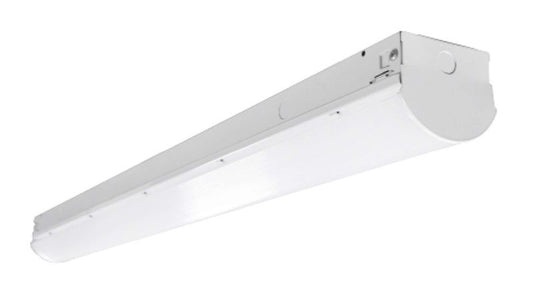 Westgate 4' LED Strip Light, 120-277V AC, Commercial Indoor Lighting, 40W, 4200 Lumens, 35K/40K/50K, White Finish, 0~10V Dimmable