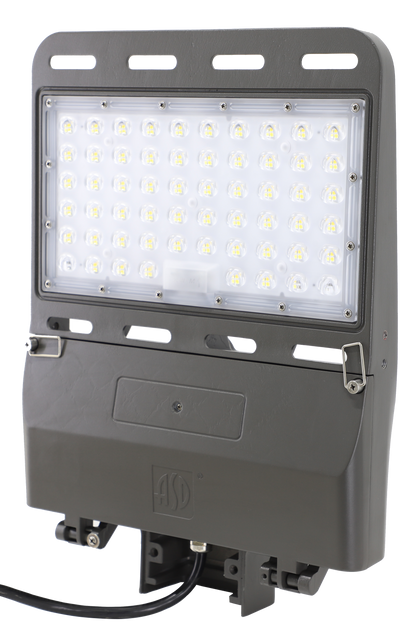 ASD Lighting LED Area Lights Series 2, 120-277V, 150W, 150W, 19800LM, 5000K, Black Finish