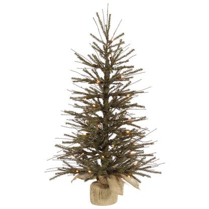 Vickerman 24" Vienna Twig Artificial Christmas Tree Warm White Dura-lit LED Lights