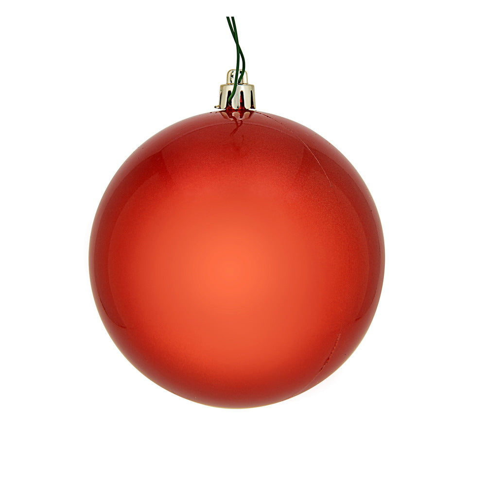 Vickerman 4" Bittersweet Candy Ball Ornament 6 per Bag