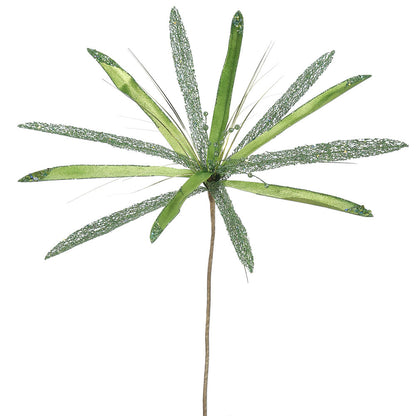 Vickerman 24" Lime Velvet Papyrus Artificial Christmas Pick 3 per Bag