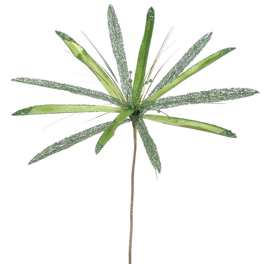 Vickerman 24" Lime Velvet Papyrus Artificial Christmas Pick 3 per Bag