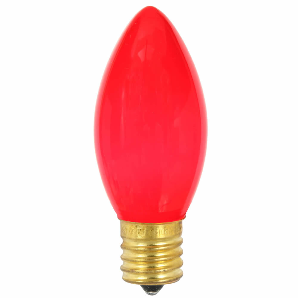 Vickerman C9 Ceramic Red Replacement Bulb 7 Watt 130 Volt UL box of 25