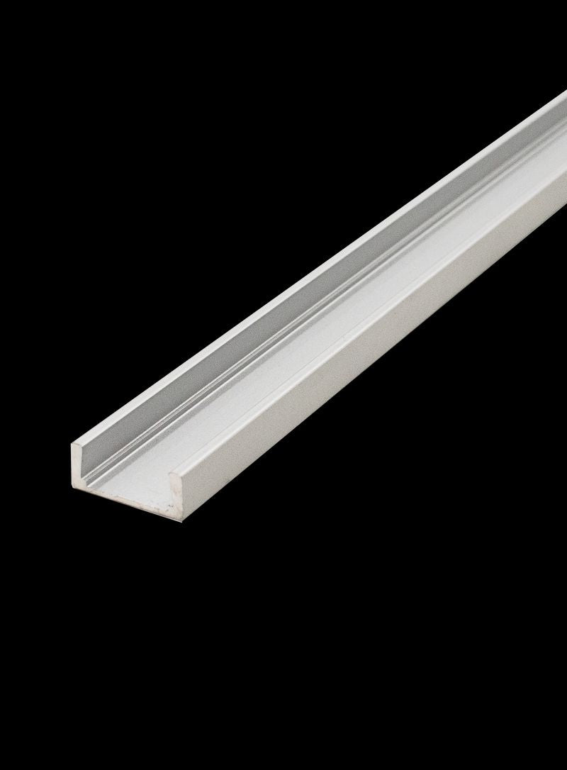 Westgate Shallow SurFace Mount Channel, 47" For LED Ribbon , 0.45" Wide, 0.228" Deep, Ribbon Lighting