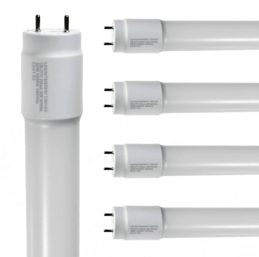 Damar- 70-Inch T8 LED Tube Light Bulb Safety Shielded Type B Single End Ballast Bypass 30W 3600 Lumen 5000K Bright White G13 Medium Bi-Pin Base 120-277V UL Listed Pack of 5- Fluorescent Replacement