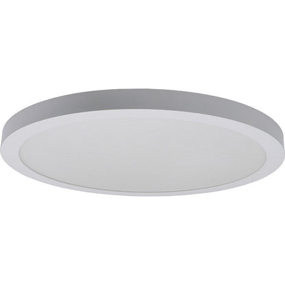 Westgate 16In 30W 2100 Lumens Flush-Mount 5Cct, Cr90, 120V, Ugr<19, Residential Lighting, 30W, 2100 Lumens, 27K/30K/35K/40K/50K, White Finish, TRIAC