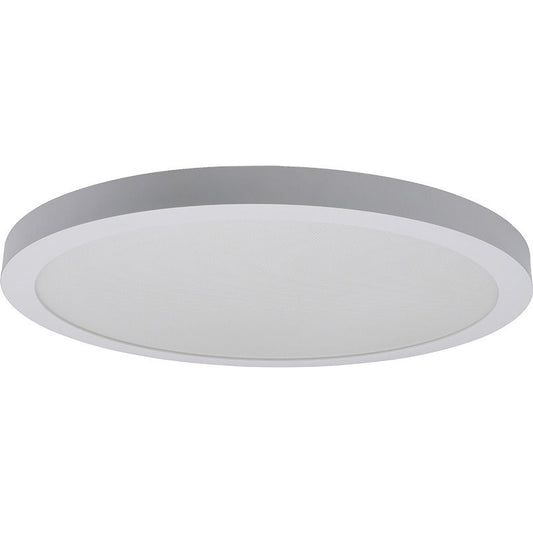 Westgate 16In 30W 2100 Lumens Flush-Mount 5Cct, Cr90, 120V, Ugr<19, Residential Lighting, 30W, 2100 Lumens, 27K/30K/35K/40K/50K, White Finish, TRIAC