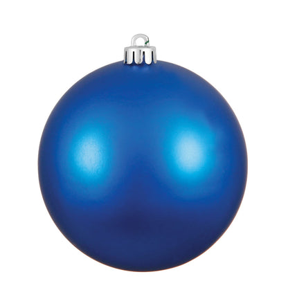 Vickerman 12" Blue Matte Ball Ornament