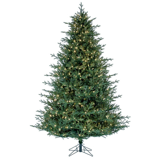 Vickerman 7.5' Itasca Fraser Artificial Christmas Tree with 750 Warm White LED Dura-lit Lights