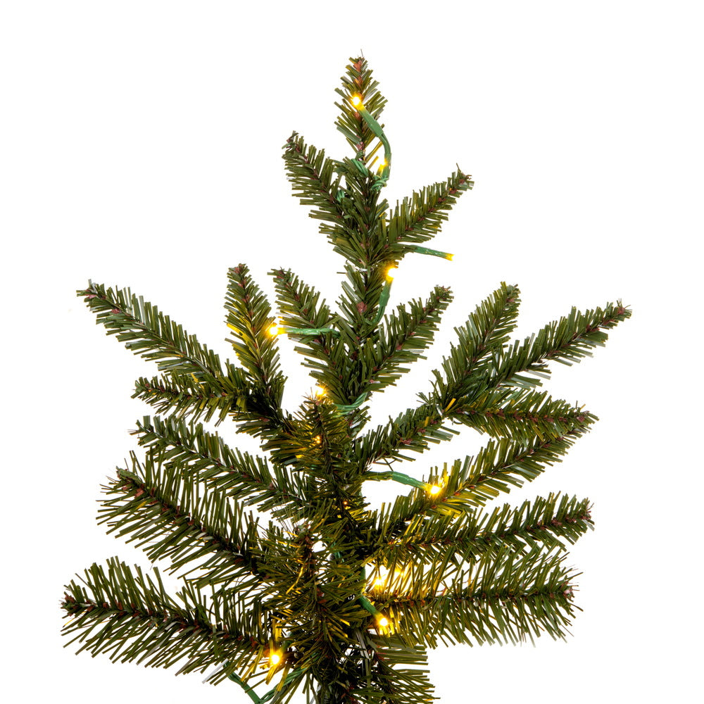 Vickerman 8.5' x 50" Natural Slim Fraser Fir Tree 3mm LED Color Changing Lights.
