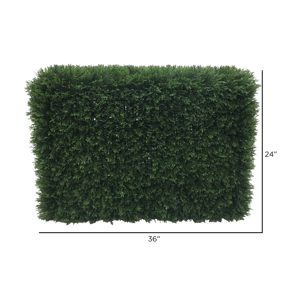 Vickerman Artificial 36" Green Cedar Hedge