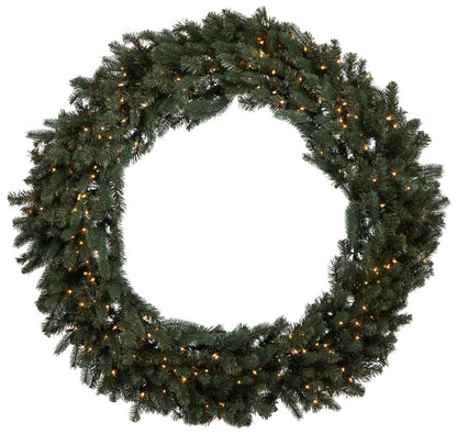 Vickerman 60" Colorado Spruce Artificial Christmas Wreath Warm White LED Lights