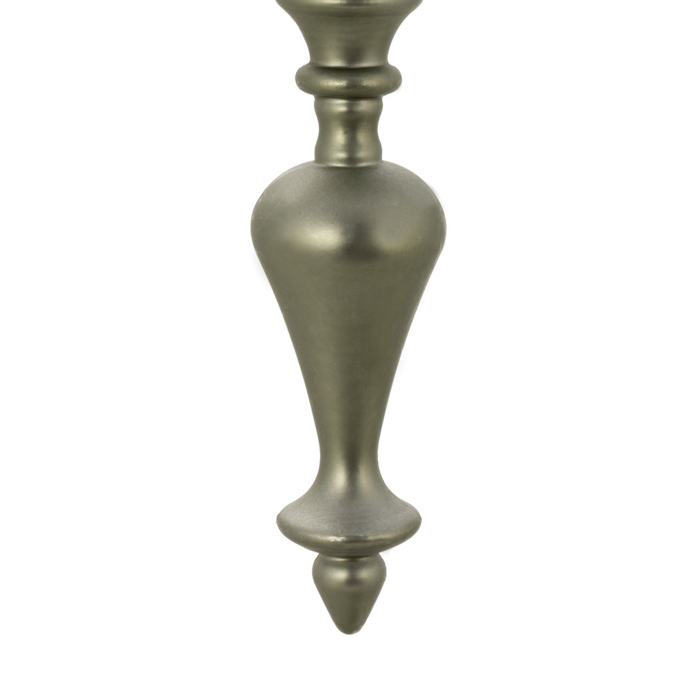 Vickerman 8.7" x 3.5" Wrought Iron Matt Finial 3Bg