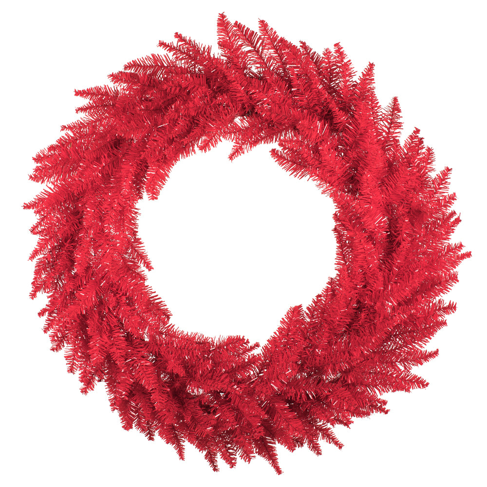 Vickerman 36" Red Fir Artificial Christmas Wreath Unlit