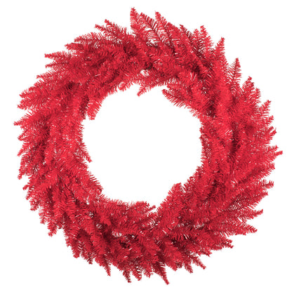 Vickerman 36" Red Fir Artificial Christmas Wreath Unlit