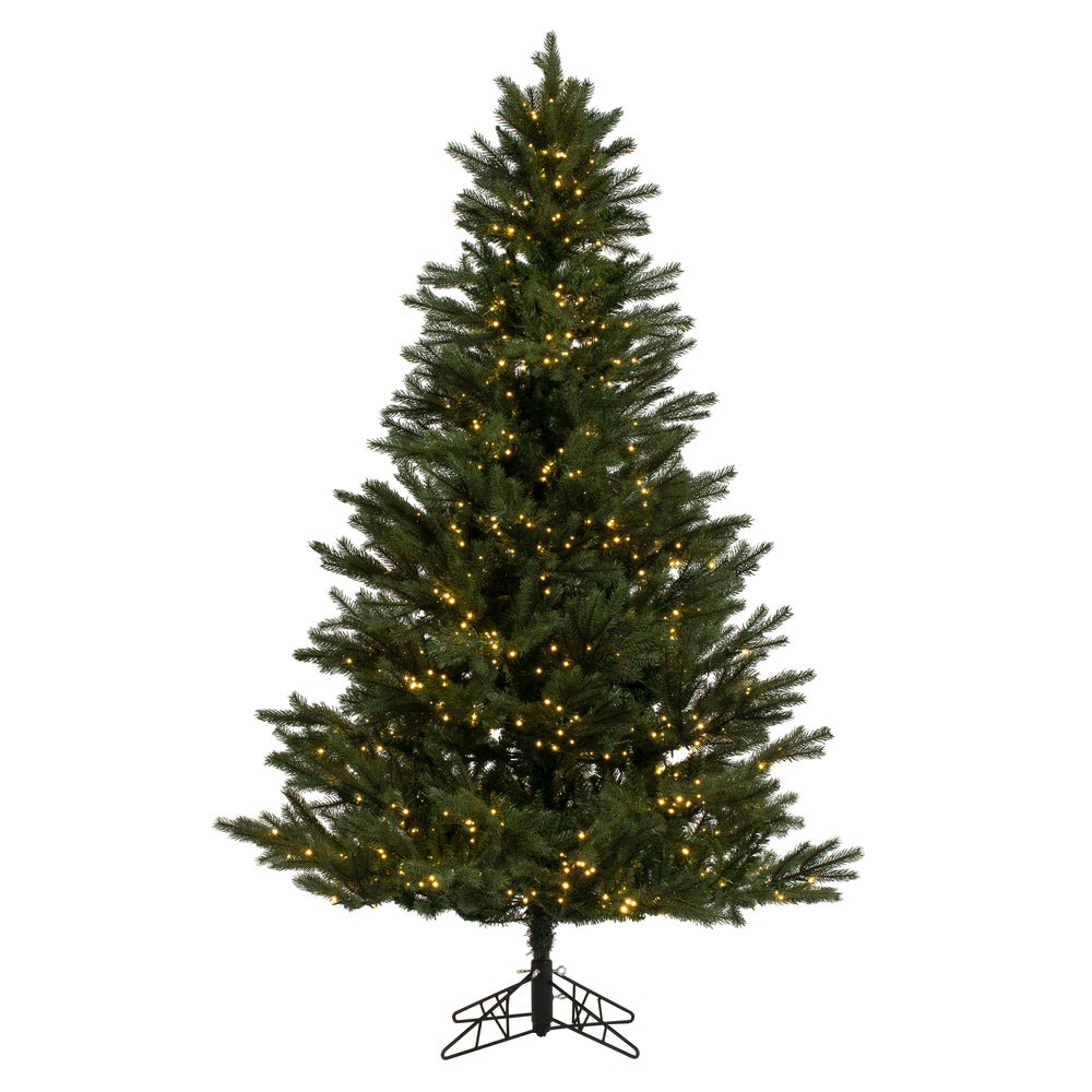 Vickerman 4.5' x 36" Balsam Spruce Artificial Christmas Tree Warm White Low Voltage 3MM LED Lights