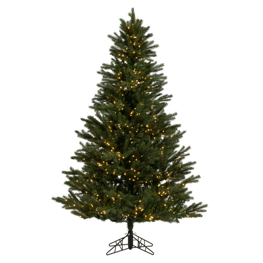 Vickerman 4.5' x 36" Balsam Spruce Artificial Christmas Tree Warm White Low Voltage 3MM LED Lights