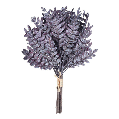 Vickerman 18" Purple Artificial Acacia Bundle 2 per bag.
