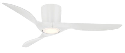 Wind River Fans Delta 52 Inch Indoor/Outdoor Smart Flush Mount Ceiling Fan, 18 Watts, 3000K, 120V