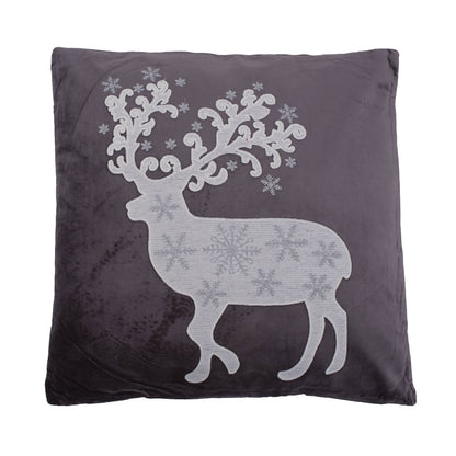 Vickerman Decorative 18" x 18" Nordic Deer Pillow