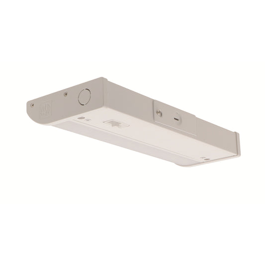 ASD Lighting LED Under Cabinet Bullnose 18" 8W 120V Dimmable CCT Selectable 3000/4000/5000K Hardwired, On/Off Switch, White ETL Energy Star