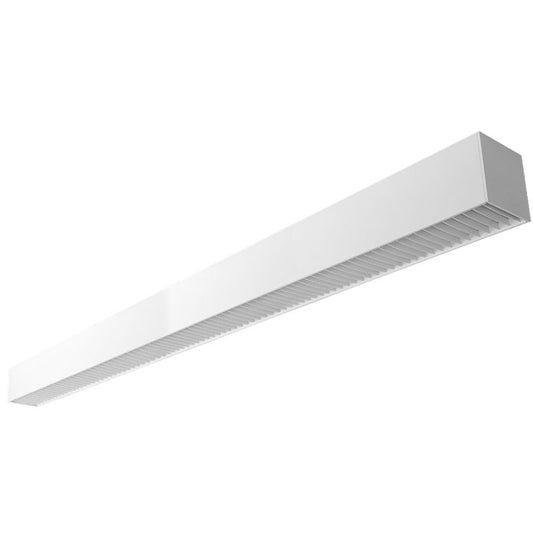 Westgate SCX 6In 8Ft 80/100/120W 30/35/40/50K 120-277V 0-10V Linkable, Commercial Indoor Lighting, 110 Lumens/W, 30K/35K/40K/50K, White Finish, 0~10V Dimmable